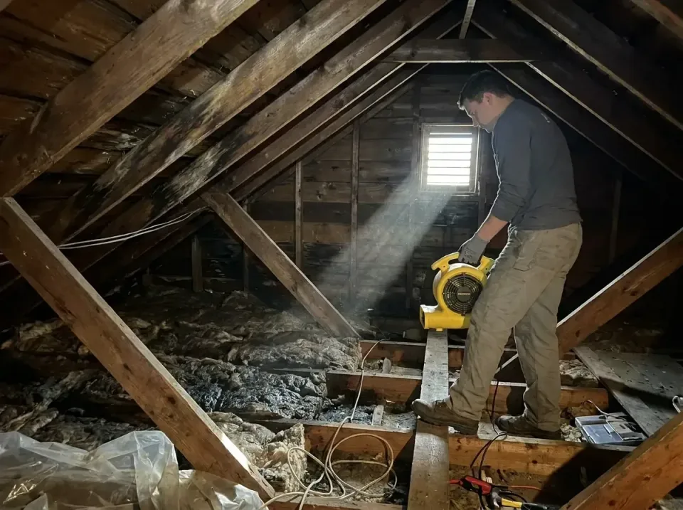attic-water-damage-drying-proc-007 — frequently asked questions, Emergency Water Extraction & 24/7 Flood Response in Guttenb…